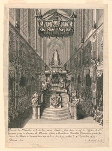 Katafalk von Louis Boucherat, zweiter Zustand, St. Gervais, Paris