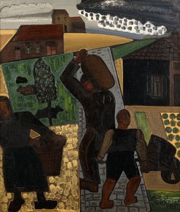 Rückkehr nach Hause von der Arbeit