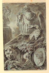 Fantasie der klassischen Skulptur von Jean Charles Delafosse