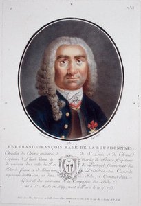 Bertrand-Francois Mahe de la Bourdonnais (1699-1753) aus 