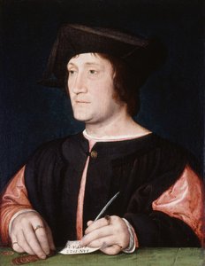 Porträt eines Bankiers von Jean Clouet