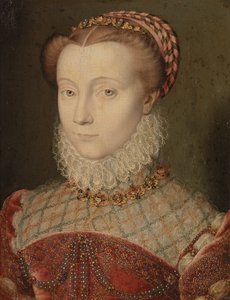 Frauenkopf von Jean Clouet