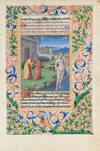 Ms Lat. Q.v.I.126 f.44 Susanna und die Ältesten, aus dem 