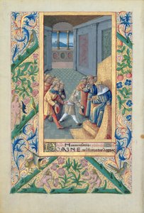 Ms Lat. Q.v.I.126 f.53v David wird zu Saul gesandt, aus dem 
