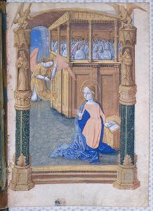 Ms Lat. Q.v.I.126 fol.12v Die Verkündigung, aus 