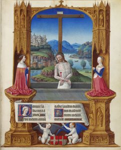 Très Riches Heures des Herzogs von Berry - Der Mann der Schmerzen von Jean Colombe