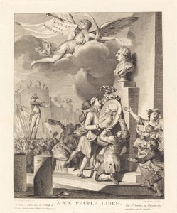 An ein freies Volk von Jean Dambrun after Jean Michel Moreau