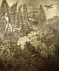 Die Jagd, ca. 1934 von Jean Dunand