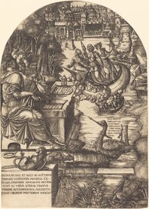 Jean Duvet als heiliger Johannes der Evangelist von Jean Duvet