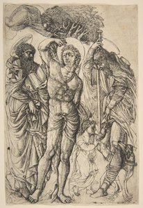 Die Heiligen Sebastian, Antonius und Rochus