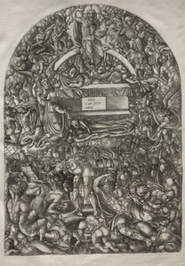 Die Apokalypse: Ein Stern fällt und öffnet die Hölle, 1546-1556 von Jean Duvet