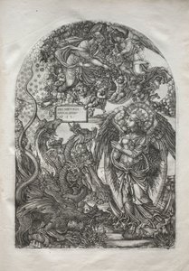 Die Apokalypse: St. Michael und der Drache von Jean Duvet