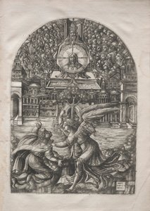 Die Apokalypse: Der Engel zeigt St. Johannes die Quelle des lebendigen Wassers, 1546-1556