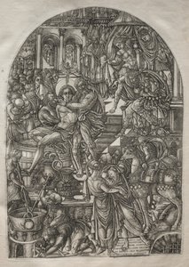Die Apokalypse: Das Martyrium des heiligen Johannes des Evangelisten, 1546-1556 von Jean Duvet