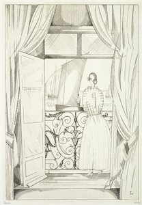 Der Balkon über dem Meer von Jean Emile Laboureur
