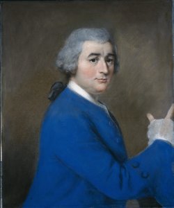 David Garrick in hohem Mantel von Jean Étienne Liotard