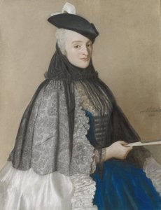 Porträt von Catherine Bégon, Ehefrau von Joseph Bouër von Jean Étienne Liotard