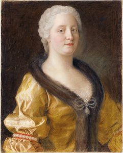 Porträt der Kaiserin Maria Theresia von Österreich von Jean Étienne Liotard