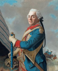 Porträt von Maurice de Saxe 1696-1750, Marschall von Frankreich, 1748 von Jean Étienne Liotard
