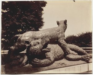 Versailles, Fontaine du Point du Jour, (Tigre besiegt einen Bären von Houzeau)