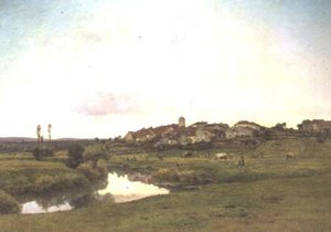 Die Saône bei Lironcourt, Vogesen von Jean F. Monchablon