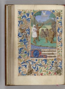 Die Verkündigung an die Hirten Stundenbuch, 1450-1499 von Jean Fouquet