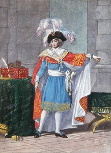 Einer der fünf Mitglieder des Exekutivdirektoriums der Direktorialzeit (1795-99) in formeller Kleidung von Jean Francois (after) Garneray