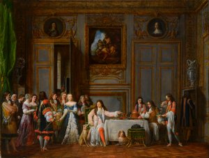 Molière von Ludwig XIV. geehrt