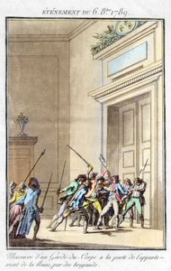 Französische Revolution - Ereignis vom 6. Oktober von Jean Francois Janinet
