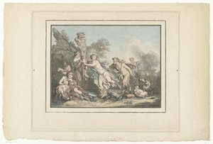 Hirtinnen und Satyrn
