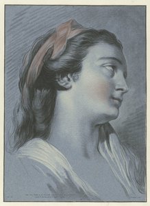 Kopf einer jungen Frau von Jean Francois Janinet