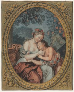 Zephyre und Flore von Jean Francois Janinet