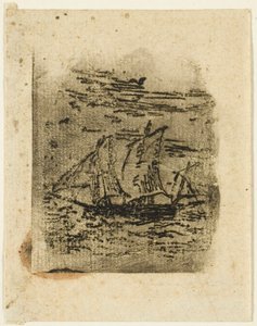 Ein Schiff unter Segeln von Jean Francois Millet