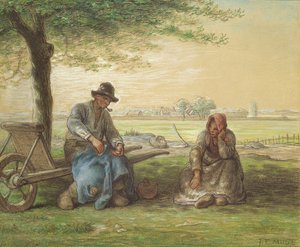 Rastende Bauern, ca. 1866