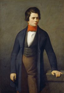 Porträt von Leconte de Lisle 1818-1894 von Jean Francois Millet
