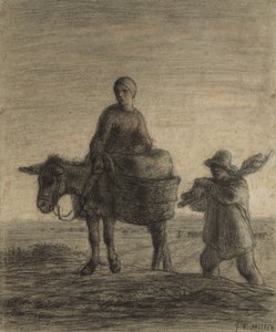 Die Abreise zur Arbeit von Jean Francois Millet