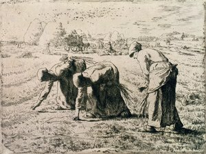 Die Ährenleserinnen, 1855