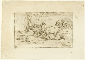 Die zwei Kühe von Jean Francois Millet