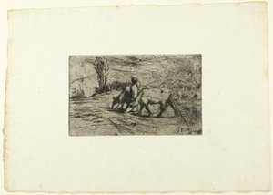 Die zwei Kühe von Jean Francois Millet