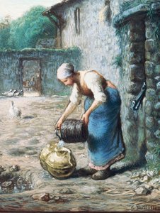 Die Frau am Brunnen, ca. 1866