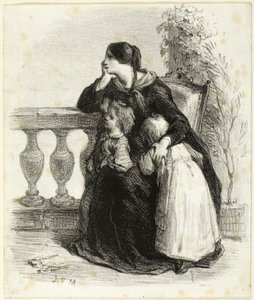 Wo kann er sein? von Jean Francois Millet