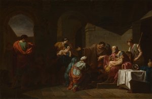 Belisar erhält Gastfreundschaft von einem Bauern, 1779