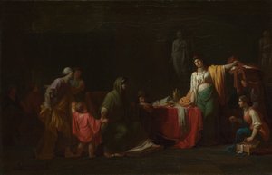 Cornelia, Mutter der Gracchen, 1781 von Jean François Pierre Peyron