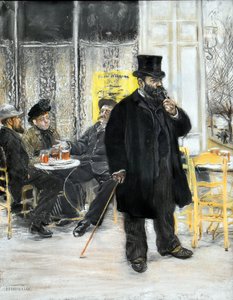 Böhmen im Café