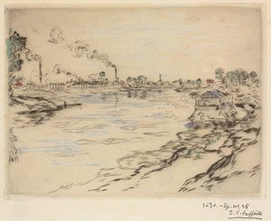 Die Seine, in Asnières, 1894
