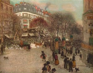 Le Boulevard des Italiens, Paris, ca. 1908