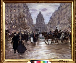 Der Boulevard Saint-Michel von Jean Francois Raffaelli