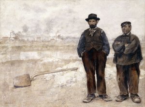 Die zwei Arbeiter von Jean Francois Raffaelli