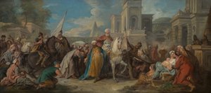Der Triumph von Mordechai, ca. 1736