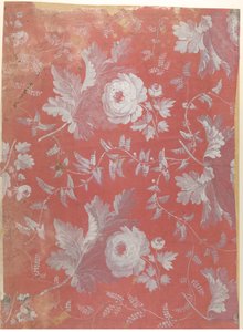 Entwurf für gemusterten Seide, ca. 1780-1825